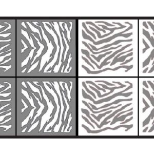 Airnails Collection Safari 1 Tiger and Zebra