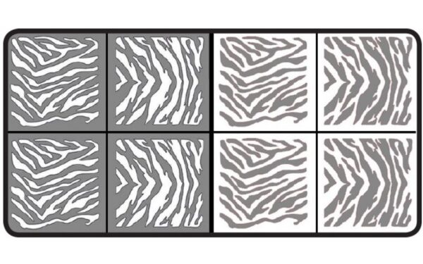 Airnails Collection Safari 1 Tiger and Zebra