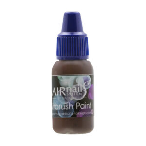 Airnails Paint Dark Brown 12  10ml.