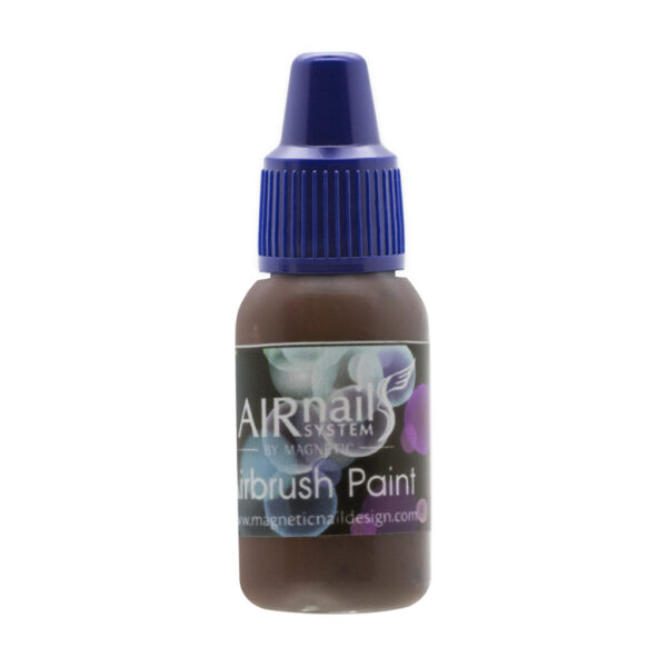 Airnails Paint Dark Brown 12  10ml.