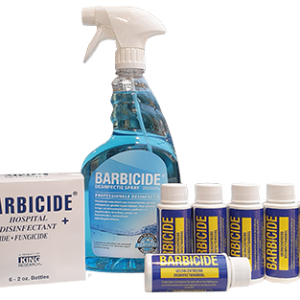 Barbicide Bullets 6 stuks  60 ml + gratis 1 x lege Spray flacon