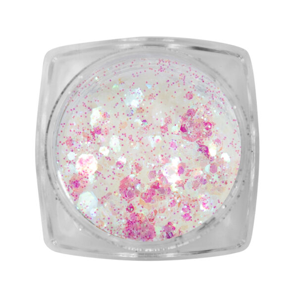 Clear Inlay Pink-Green