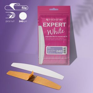Disposable white files  EXPERT 42 240 grit (50 pcs)