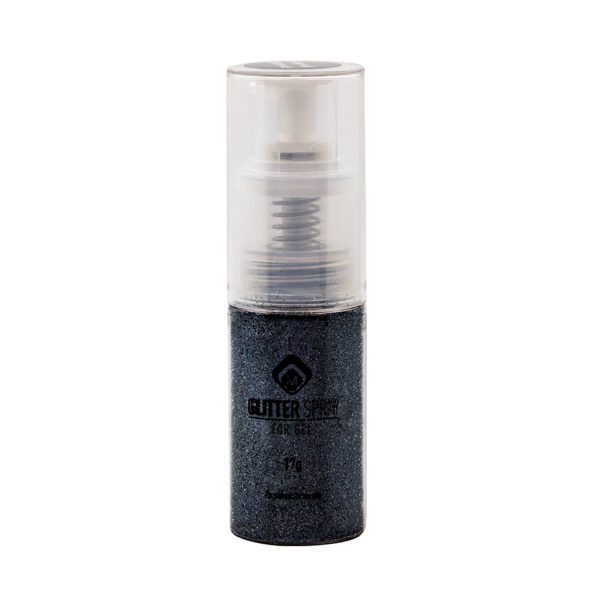 Glitter Spray Steel Black 17 gr