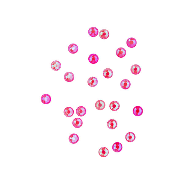 Rhinestone Neon Pink 24 x  M