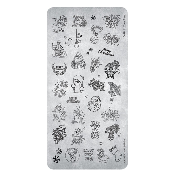 Stamping PLate 51 Xmas Time