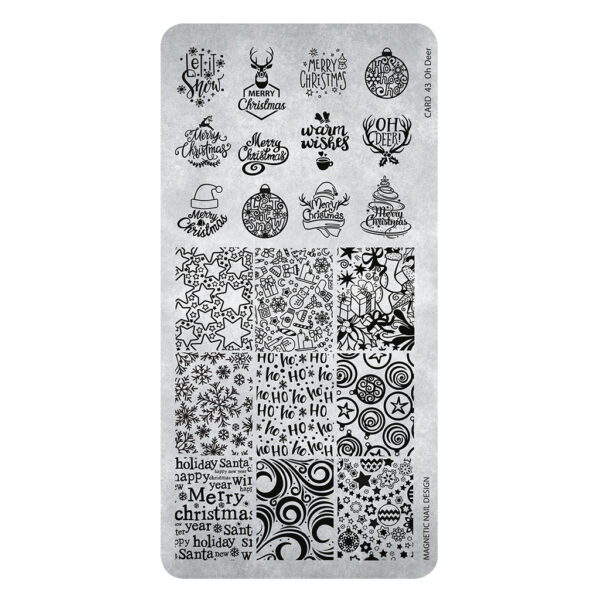 Stamping Plate 43 Oh Dear