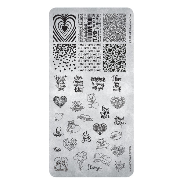 Stamping Plate 44 Valentin's Day