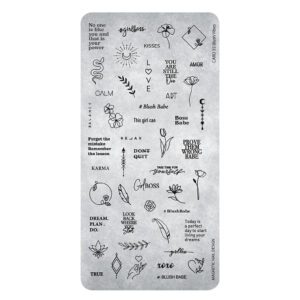 Stamping Plate 55 Blus Vibes