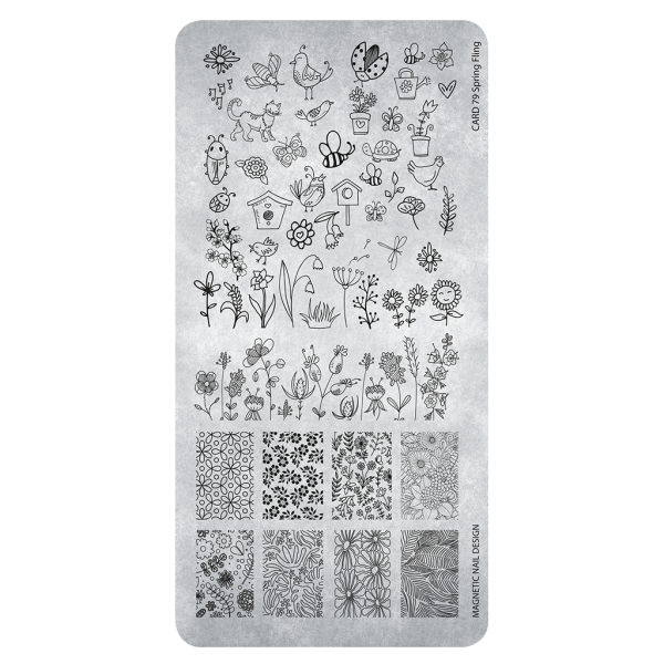 Stamping Plate 79 Spring Fling