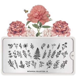 Stamping Plate *Botanical 01
