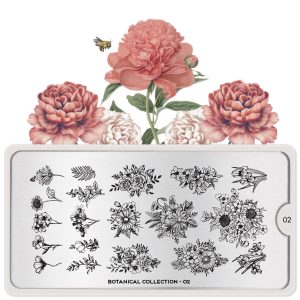 Stamping Plate *Botanical 02