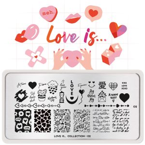 Stamping Plate *Love Is..02