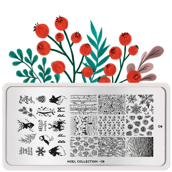 Stamping Plate *Noel 08
