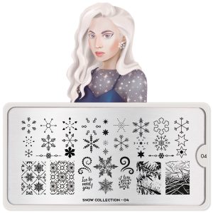 Stamping Plate *Snow 04