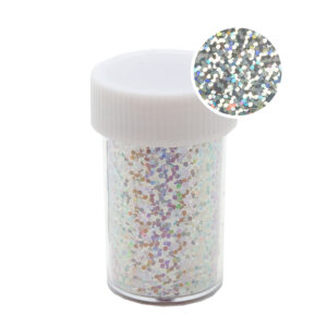 Transfer Foil Roll Holografphic Silver Confetti