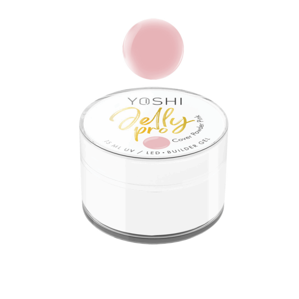 Yoshi Jelly PRO Gel UV LED - Cover Powder Pink 15ml - Afbeelding 2