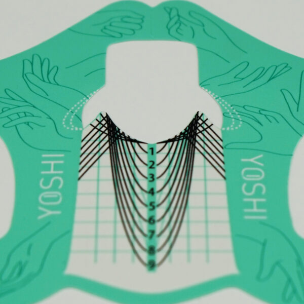 Yoshi Nail Construction Form 400 pcs Turquise - Paper - Afbeelding 4