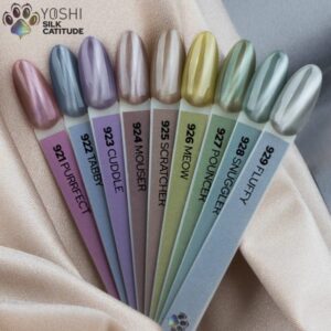 Yoshi Gelpolish Silk Catitude – Collectie 9x6ml – 921-929 + Gratis Stickers