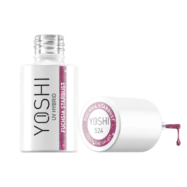 Yoshi Gelpolish Fuchsia Stardust 524 - Afbeelding 2
