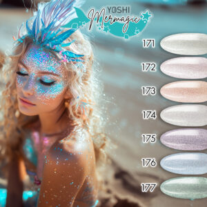 Yoshi Gelpolish Mermagic Collectie 7 x 6 ml + gratis colorpop stickers