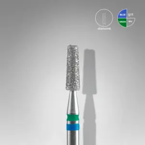 Cuticle Diamond Prep bit Blauw Groen 2.5 mm