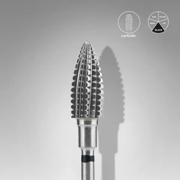 Staleks Pro Carbide bit Expert Zwart Grof 6 mm