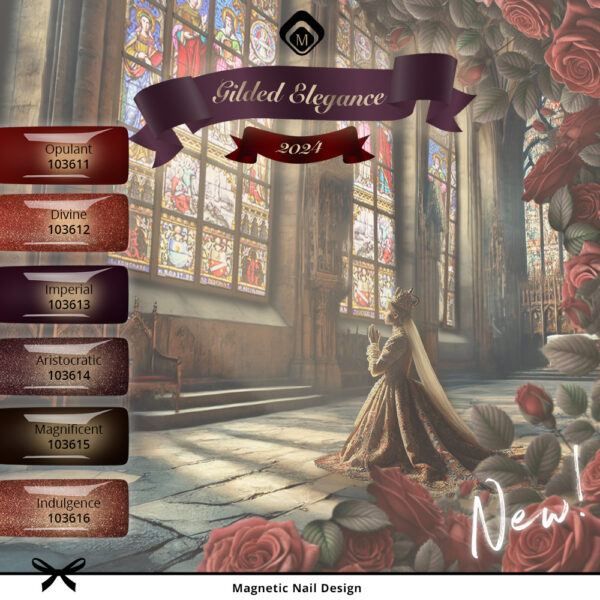 Magnetic Gelpolish Collectie 'Gilded Elegance'