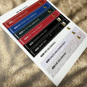 Sticker voor Colorpops 601-610 Essence