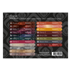 Colorpop Stickervel 600064 t/m 600078 103627 103631 t/m 633