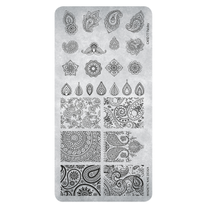 Stamping Plate 77 Paisley