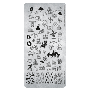 Stamping Plate 81 Welkom to the Nedtherlands