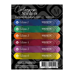 Colorpop stickers voor Glass 600161-600166